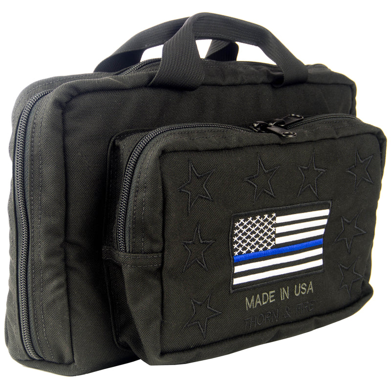 Blue Rifle Bag Thin Blue Line Pistol Bag - Thorn & Fire